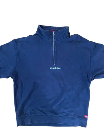 Dickies 네이비 하프 지퍼 트레이닝복