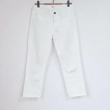 NATURAL BEAUTY BASIC 화이트 팬츠 S 심플 포켓