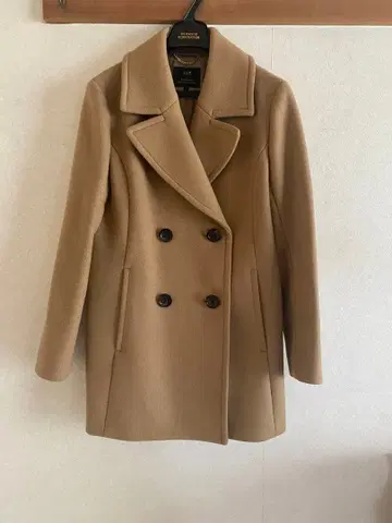 23구 베이지 더블 브레스트 코트 36