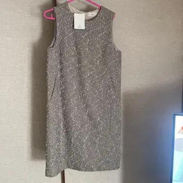 이에나의 오버롤 스커트 자카드 직조