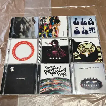 ONE OK ROCK 싱글 CD 전 9매 세트 오비 포함