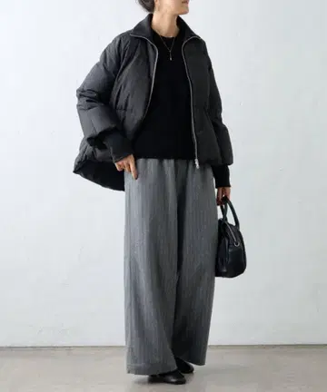 BEARDSLEY 카스레 스트라이프 허리 리브 팬츠 새상품급