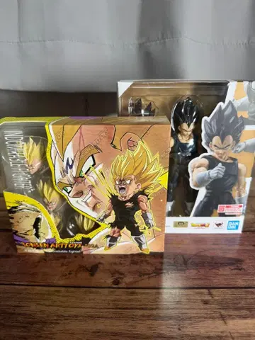 S.H figuarts용 슈퍼 사이어인 마신 베지터 커스텀 부품