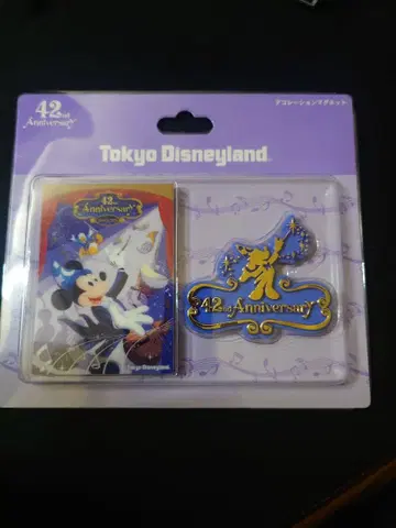디즈니 데코레이션 마그넷 랜드 42주년 미키