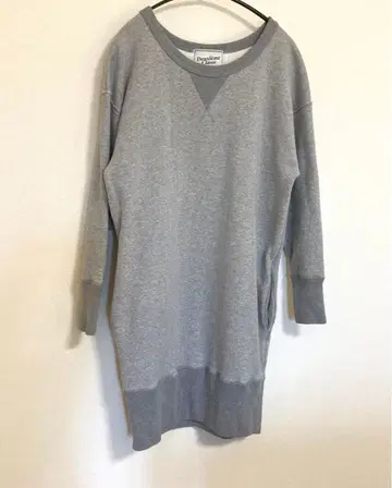 두지엠 클라세 기모 맨투맨 원피스 그레이