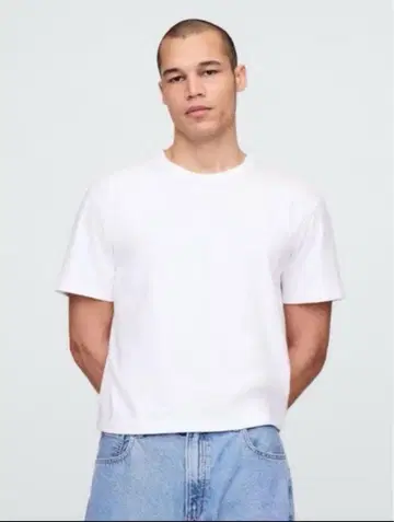 GAP 헤비 웨이트 크롭 T셔츠 M