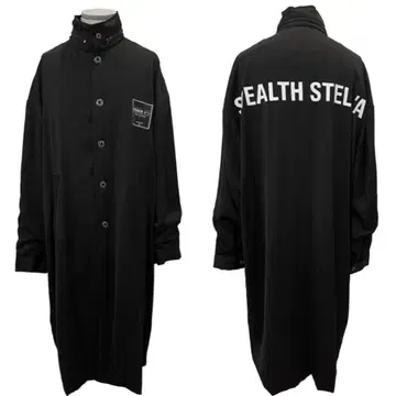 미사용 새상품 택 포함 STEALTH STELLA 블랙 롱 코트