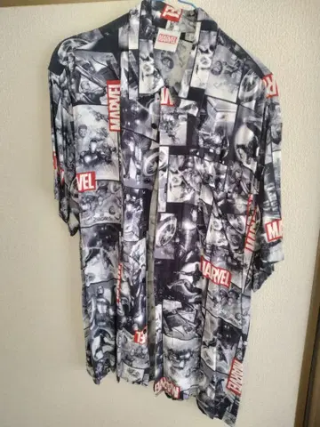 Marvel 셔츠 + 숏팬츠 상하의 세트 LL 사이즈