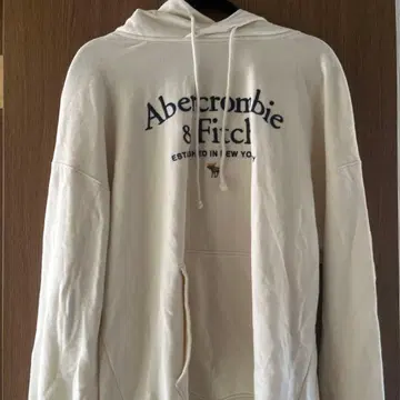 Abercrombie & Fitch 화이트 후드티