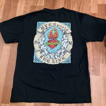EVRworld 라이브 디자인 T셔츠 L 사이즈 블랙