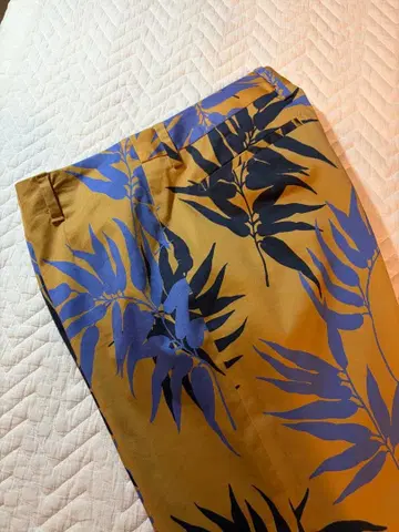 INCOTEX 보타니컬 프린트 팬츠 42