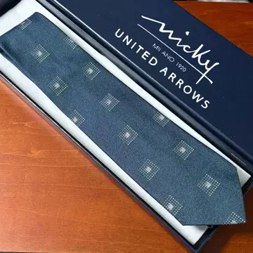 정가 1.6만 nicky 유나이티드 애로우즈 별주 스퀘어 코몬 넥타이