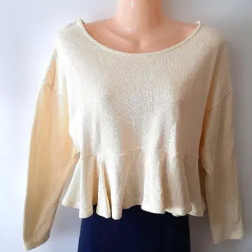 스나이델 페플럼 상의 면 100% 내추럴 컬러 새상품급