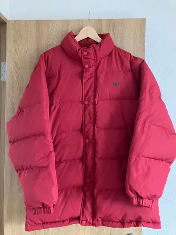 LACOSTE 빨간색 다운 자켓 남성용 L 라코스테