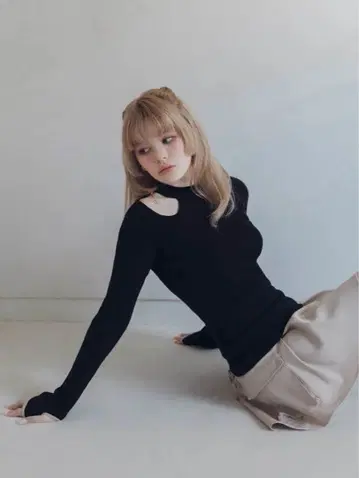 andmary Navi knit tops