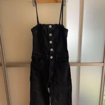 제이다 블랙 데님 살로펫