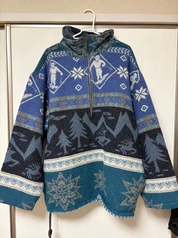 L.L.Bean 하프 지퍼 플리스 자켓 아노락 M