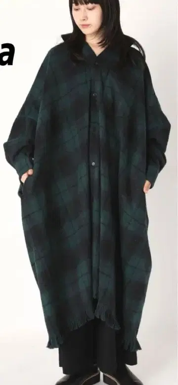 ZUCCa 체크 무늬 셔츠 원피스 M