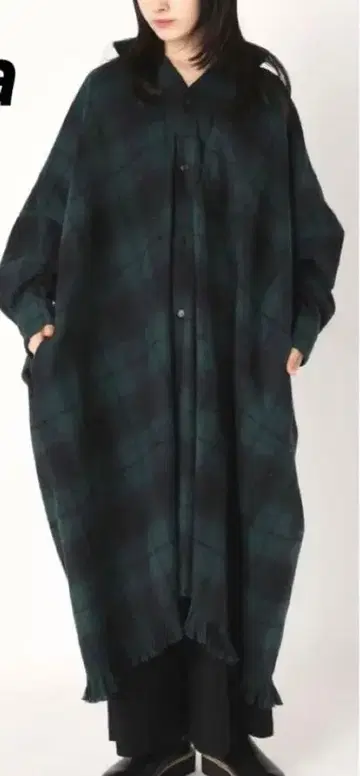 새상품급! ZUCCa 체크 무늬 셔츠 원피스 M