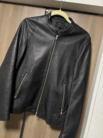STUDIOUS 블랙 가죽 자켓 사이즈 3