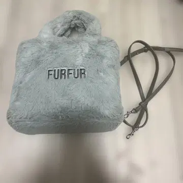 FURFUR 에코 퍼 토트백 SAX