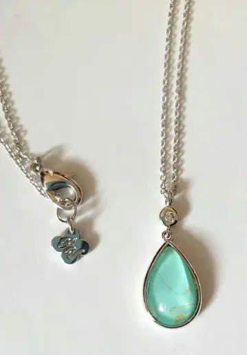 VENDOME 터콰이즈 블루 목걸이