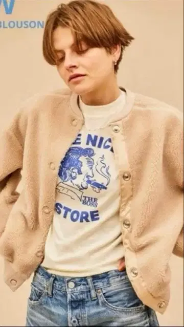 THE SHINZONE 보아 자켓 프리 사이즈