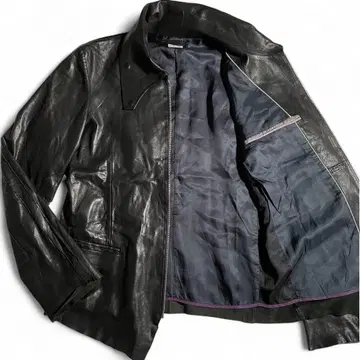 폴스미스 라무 가죽 자켓 컷팅 디자인 팔꿈치 패치