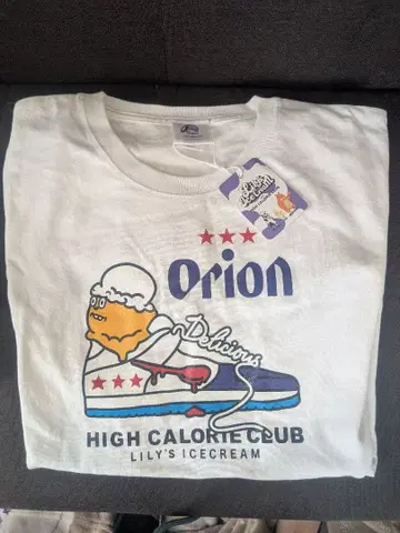오리온 콜라보 릴리즈 아이스크림 Lily's ice cream T셔츠