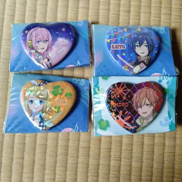 프로세카 영화 캔뱃지 하트캔 4개 세트