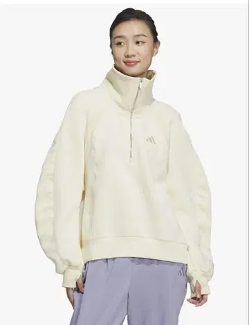 adidas 맨투맨 Lux AC 하프 지퍼 새상품