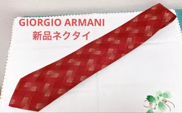 새상품급 정가의 80% 오프 Giorgio Armani 체크 무늬 넥타이