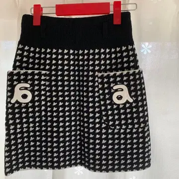 아르치비오 archivio 하트 무늬 니트 스커트
