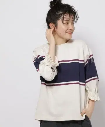 niko and - DOD 콜라보 주름 릴렉스 티셔츠