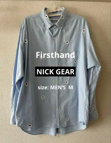 NICK GEAR/닉기어 Flower BIG BD SHIRTS