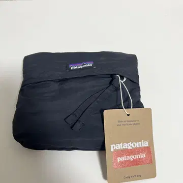 patagonia 에코백 블랙