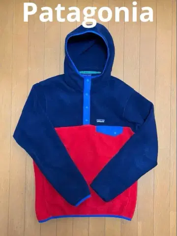 patagonia 스냅-t 후드 부착 네이비/레드