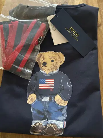 [ 새상품 ] 랄프 로렌 폴로베어 레인 토트백