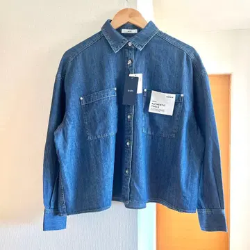 [ 새상품급 ] 라이트온스 데님 숏 셔츠 ships