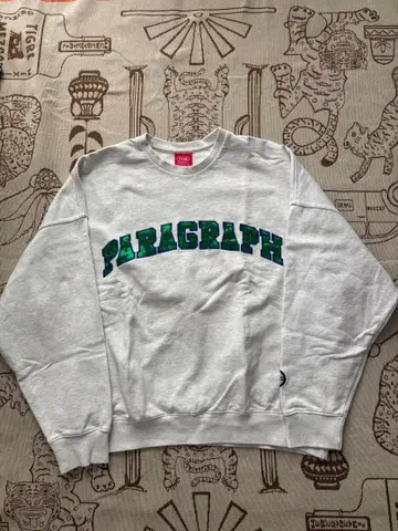 Paragraph 그레이 맨투맨 트레이닝복
