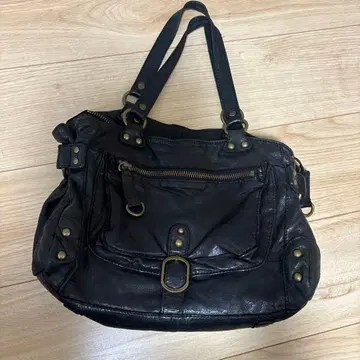 Y2K 그런지 백 빈티지 블랙