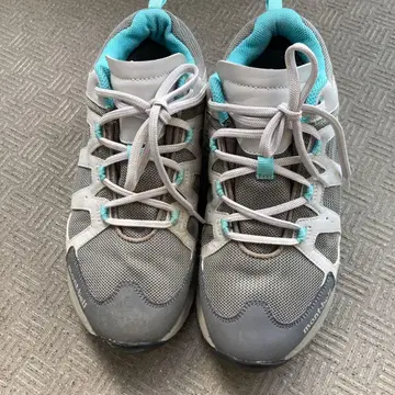 mont-bell 스니커즈 그레이/스카이블루