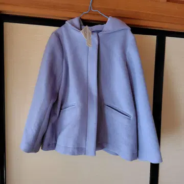 GLOBAL WORK 2WAY 후드 코트 M 연보라