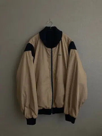 70s Lacoste 리버서블 봄버 자켓