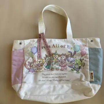 더피 프렌즈 토트백 디즈니씨 한정판 프롬 올 오브 아스