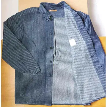 아우터 데님 스트라이프