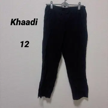 Khaadi [ 12 ] 블랙 스트레이트 팬츠