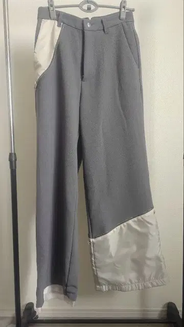 [ GRANCY ] 리버스 레이어드 디자인 슬랙스 S