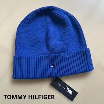 TOMMY HILFIGER 타미힐피거 파랑 니트 모자 비니