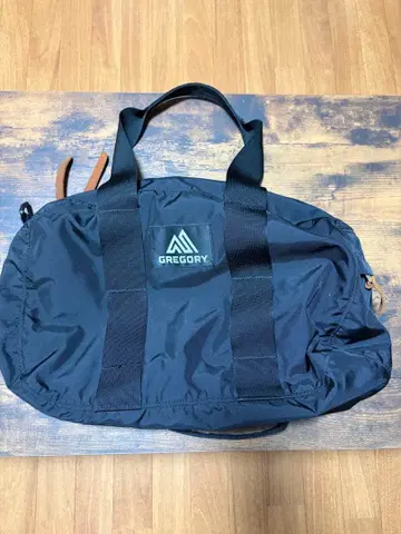 GREGORY 블랙 더플백 중형